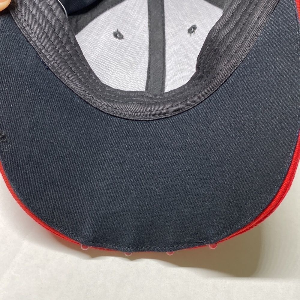 Craftsman Lighted Adjustable Hat 4 Lights 2 Red 2 White/Blue Switch in Back - Picture 9 of 14